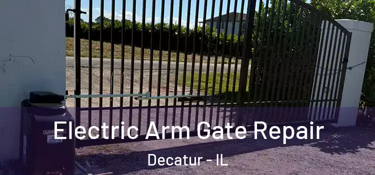 Electric Arm Gate Repair Decatur - IL