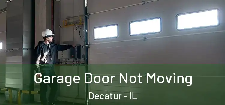  Garage Door Not Moving Decatur - IL