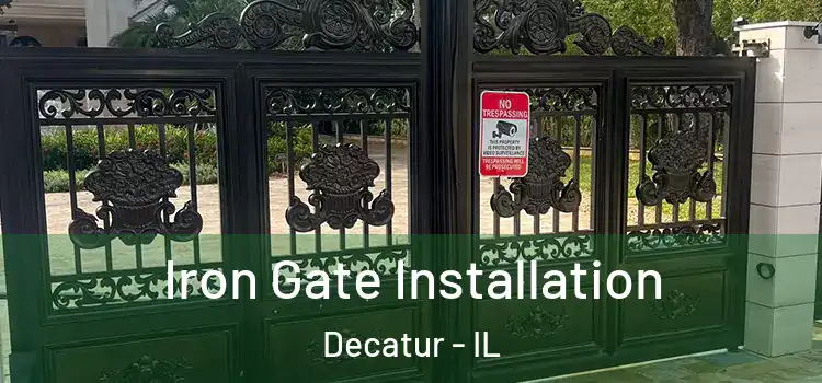Iron Gate Installation Decatur - IL